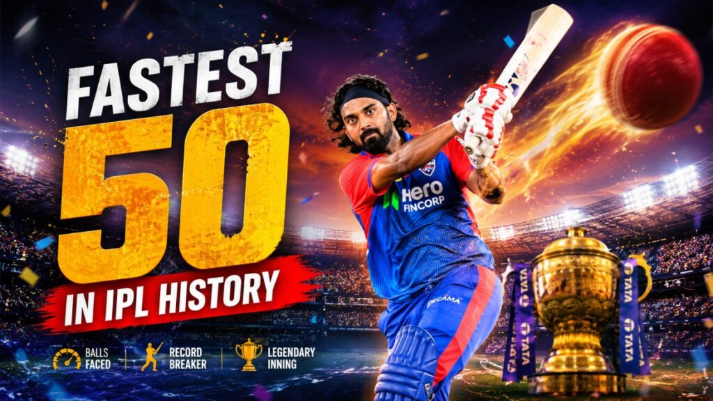 Fastest 50 in IPL